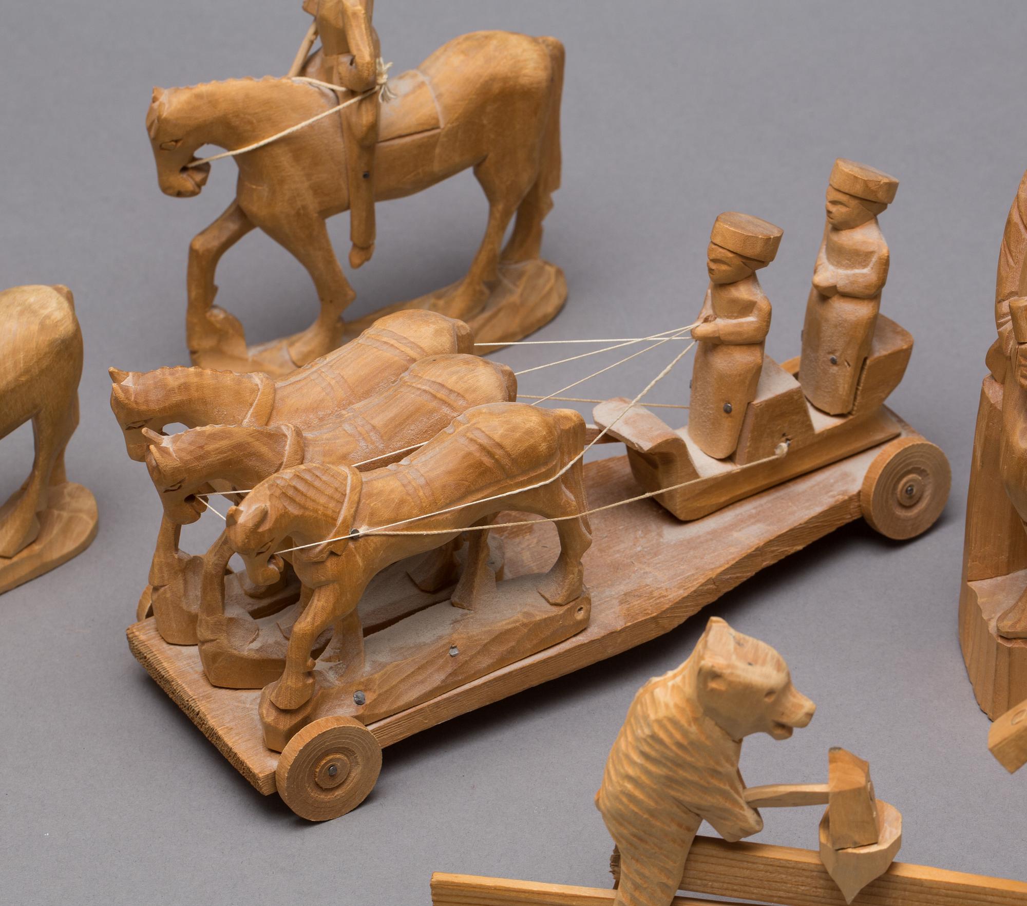 SKULPTURER, 7 st, Sovjetunionen.