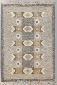 MATTA, rölakan, Ingegerd Silow, monogramsignerad, 1900-talets andra hälft, 201 x 136 cm.