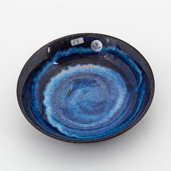 Carl-Harry Stålhane, a stoneware vase and a bowl, Designhuset.