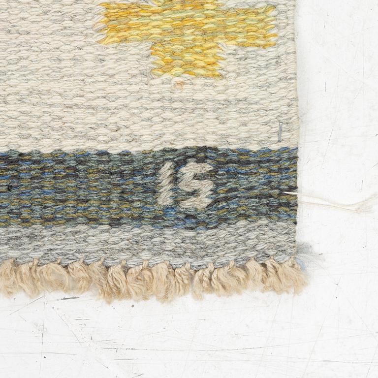 Ingegerd Silow, matta, rölakan, ca 239 x 153 cm, signerad IS.