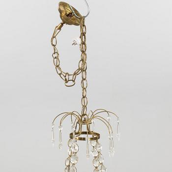 A Gustavian style chandelier, mid 1900's/later part.