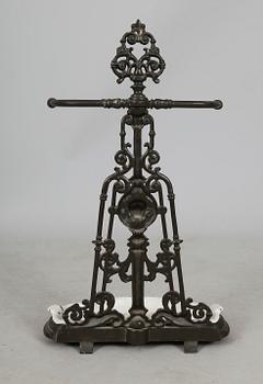 PARAPLYSTÄLL, gjutjärn, 1900-talets första hälft.