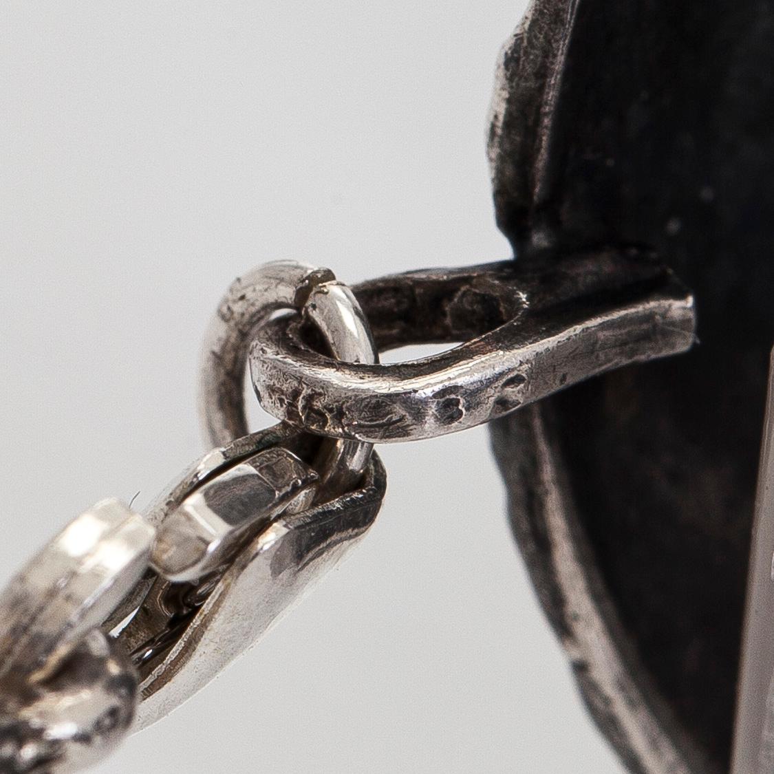 Helky Juvonen, armband och ring, silver, 1970-tal.