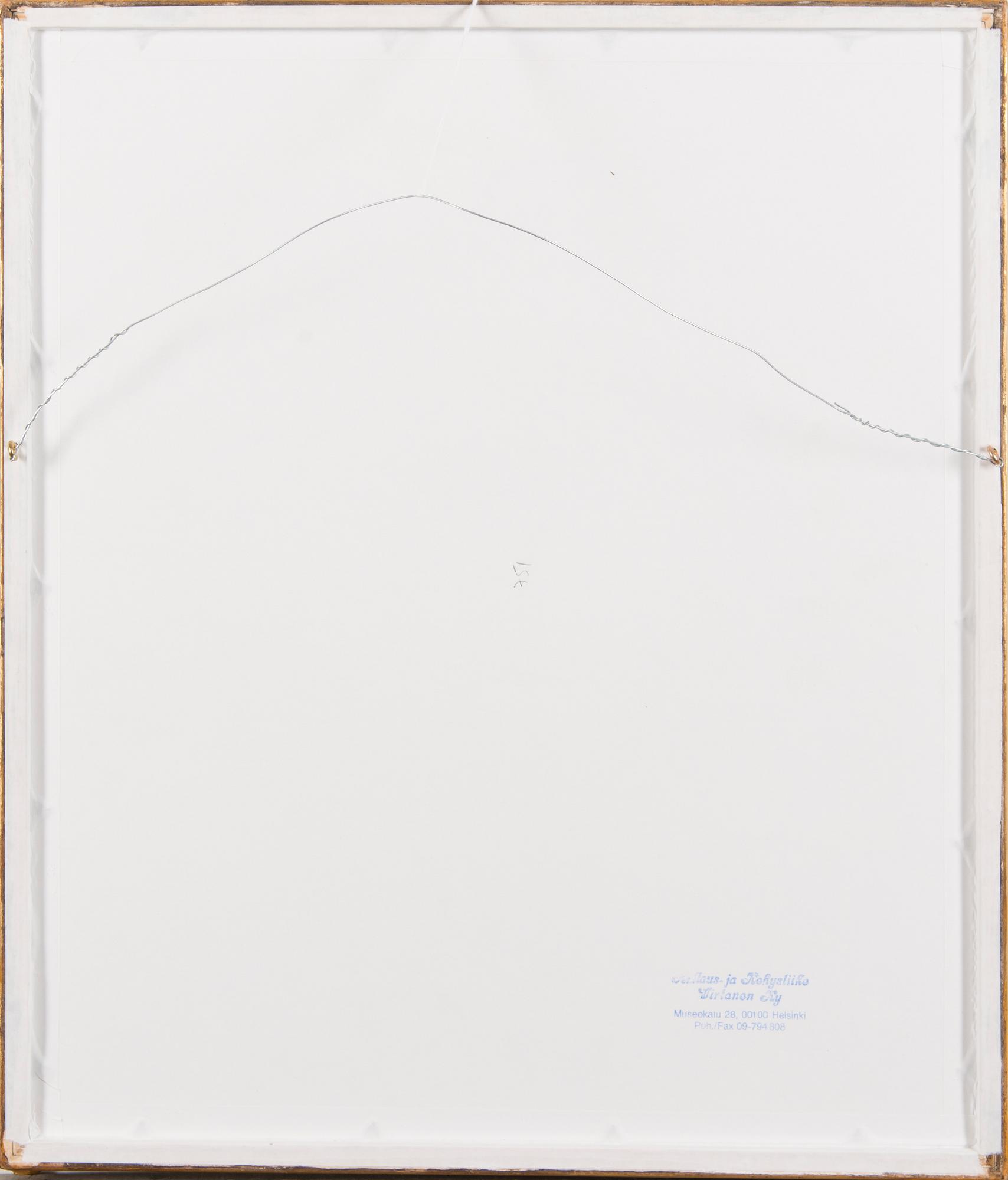 ink, signed with a monogram.