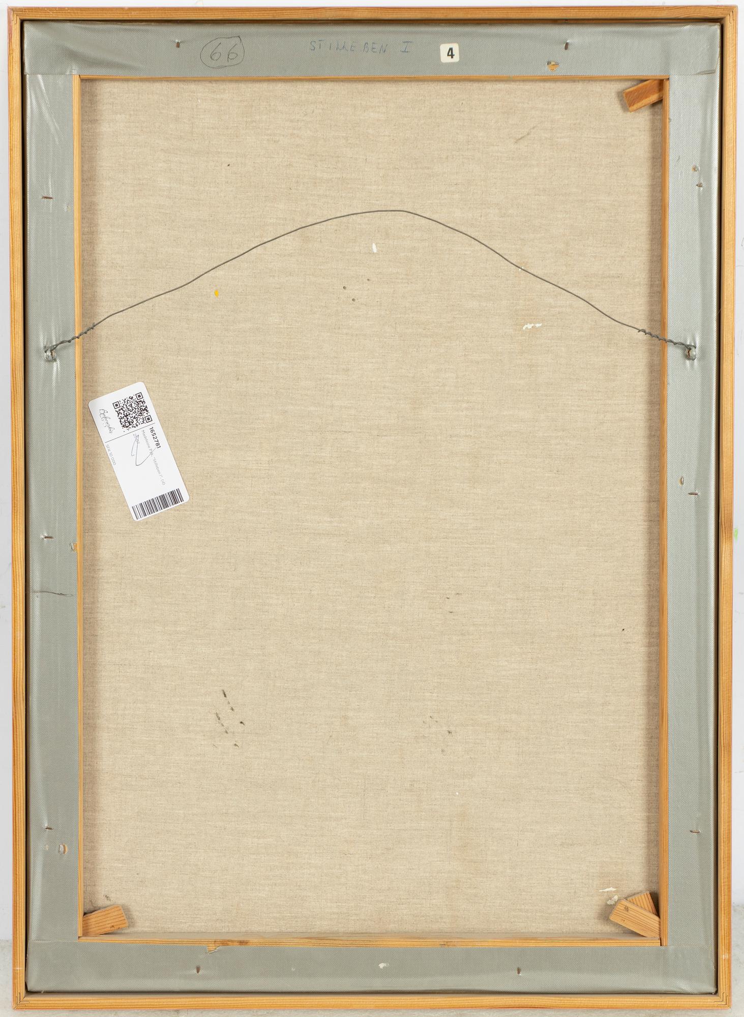 Madeleine Pyk,  "Stilleben I".