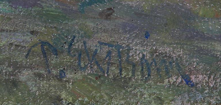 PER EKSTRÖM, olja på duk. Sign.