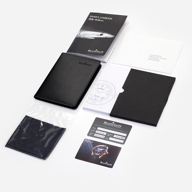 Blancpain, Fifty Fathoms, wristwatch, 45 mm.