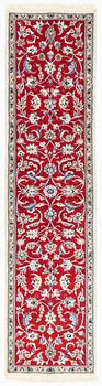 Gallerimatta, Nain, part silk, ca 301 x 75 cm.