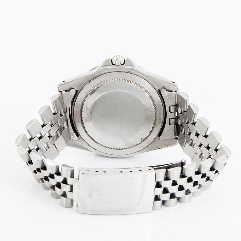 Rolex, GMT-Master, "Pointed Crown Guards, Chapter Ring, Exclamation Point, Gilt Dial".