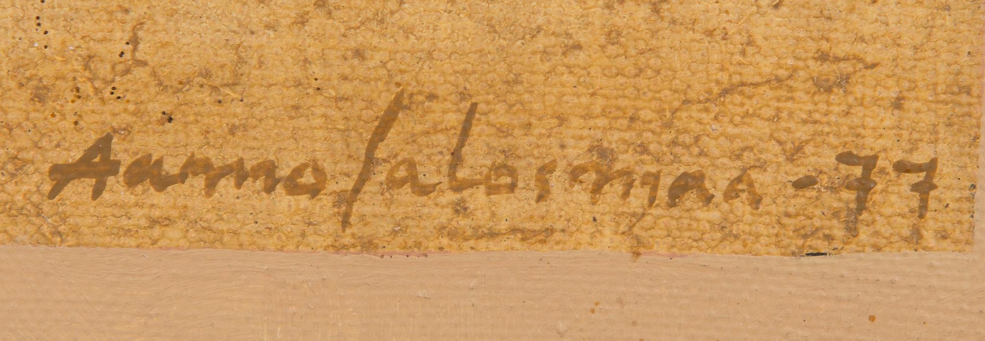 Aarno Salosmaa, oil on canvas, signed and dated -77.