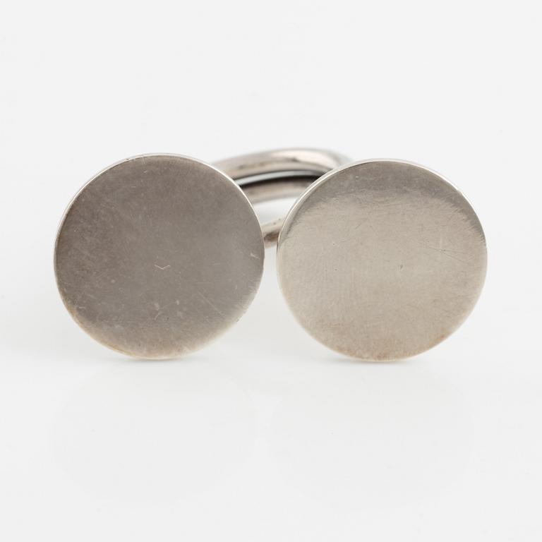 Bent Knudsen, ring, silver, "circles" Denmark 1960's.