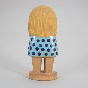 LISA LARSON, figurin, stengods, "Eva", Gustavsberg.