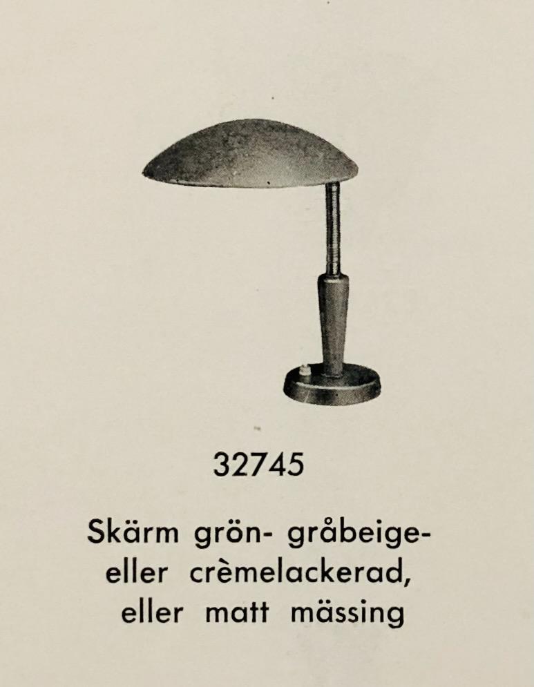 Bertil Brisborg, bordslampor 1 par, modell "32745", Nordiska Kompaniet , 1940-50-tal.