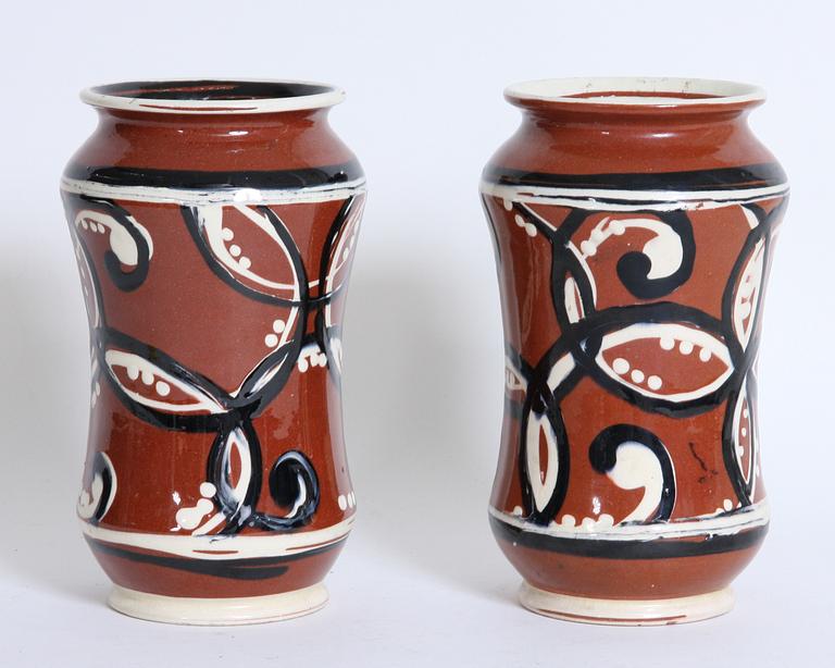 VASER, 2 st flintgods, Upsala-Ekeby, omkring 1930.