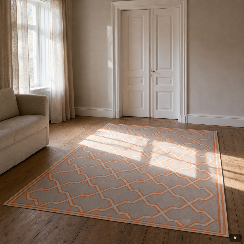 Matta, slätväv, samtida, ca 310 x 240 cm.
