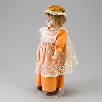 A bisque headed doll 949 by Simon & Halbig, Germany, late 19th century.