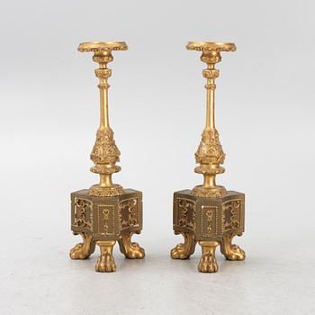 A pair of gueridons, second half of the 19th Century.