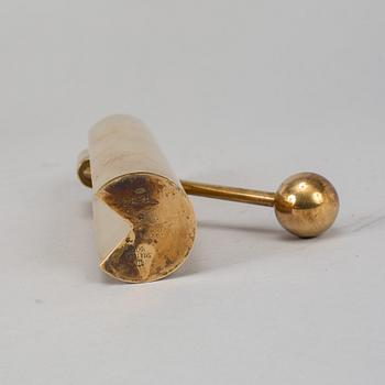 A Pierre Forssell brass
candlestick for Skultuna.