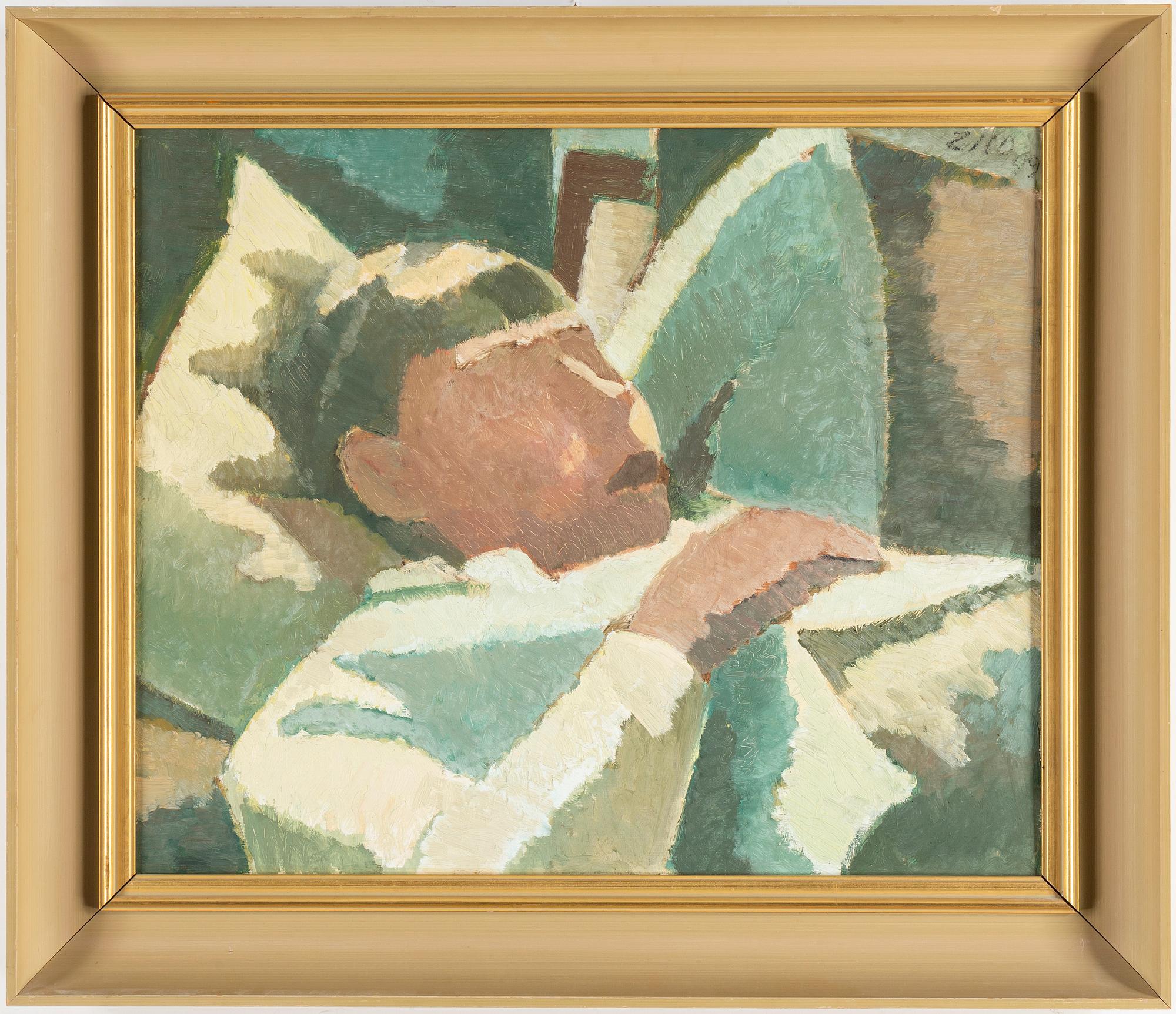 GUNNAR ZILO, oil on panel, signed and dated -49.