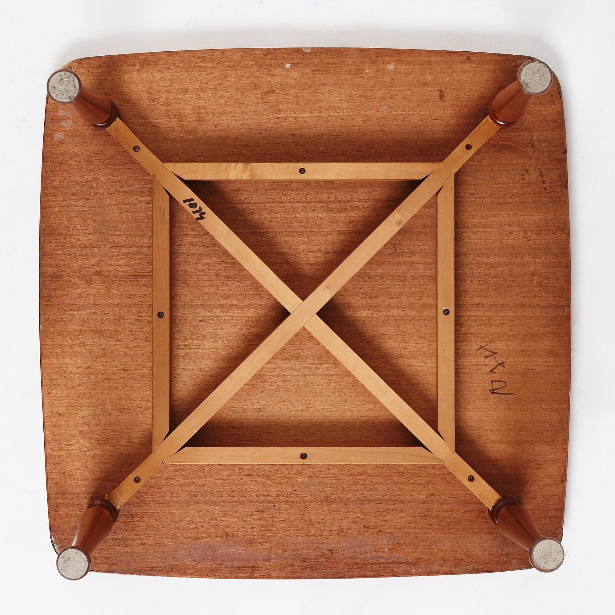 Josef Frank, a model 1074 coffee table for Firma Svenskt Tenn, Stockholm, Sweden.
