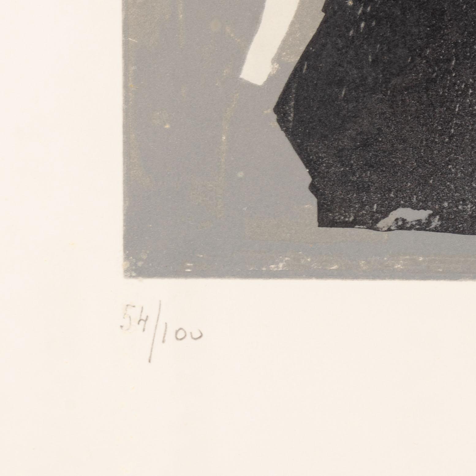 André Lanskoy, lithograph in colours, signed 54/100.