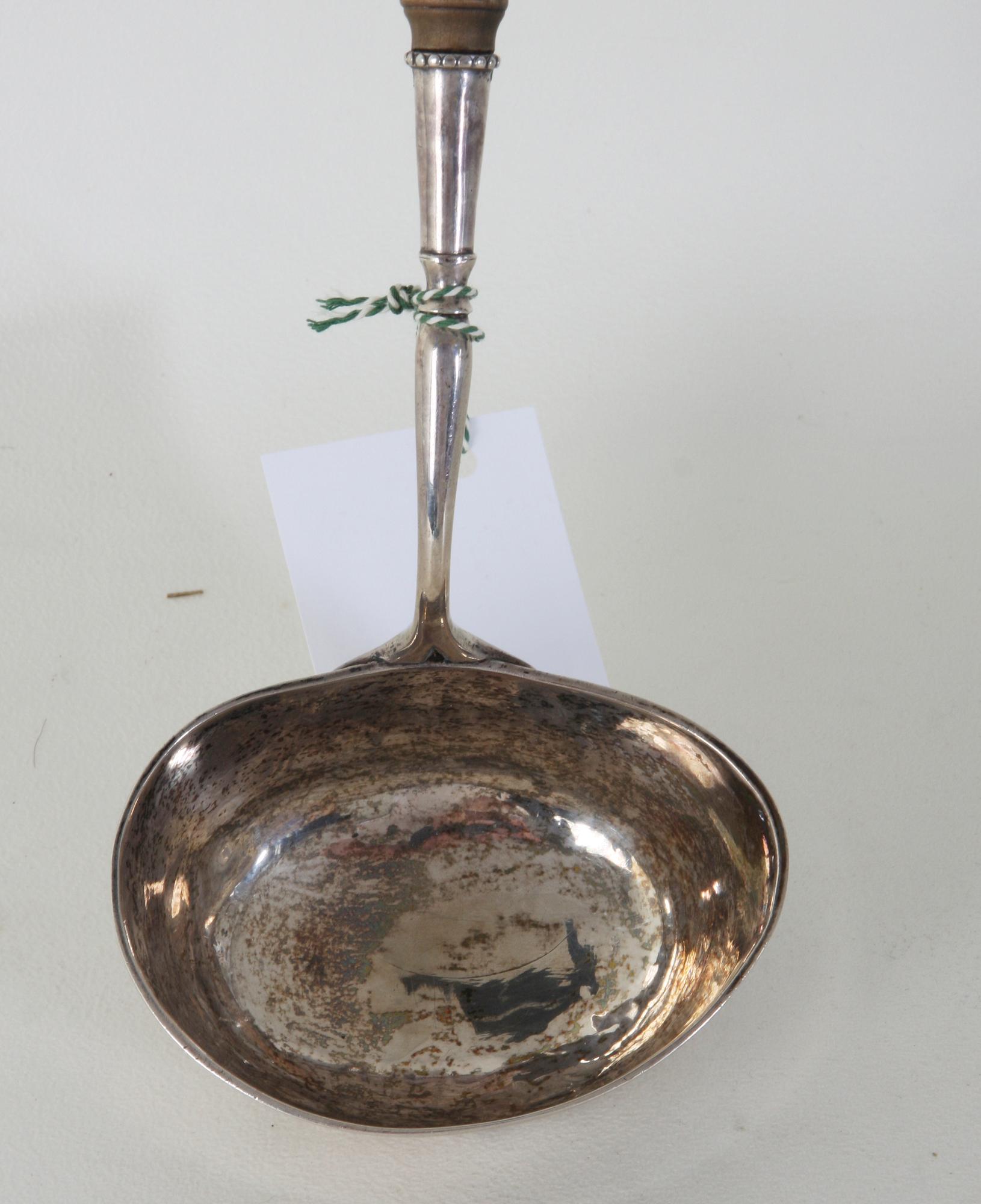 SOPPSLEV. Silver, Jacob Möller, Malmö 1804.
