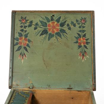 Box. Folk art, Jämtland, 18th/19th century.