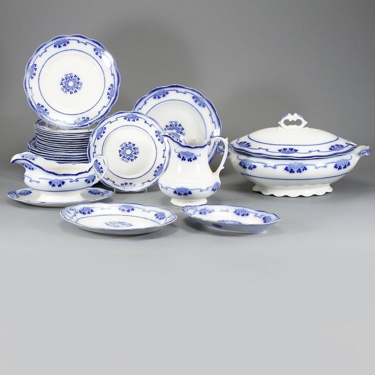 SERVISDELAR, 50 st, flintgods, "Lorne", Grindley, Staffordshire, England, 1900-talets början.