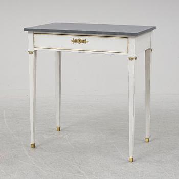 A Gustavian style table, first half of the 20th century.