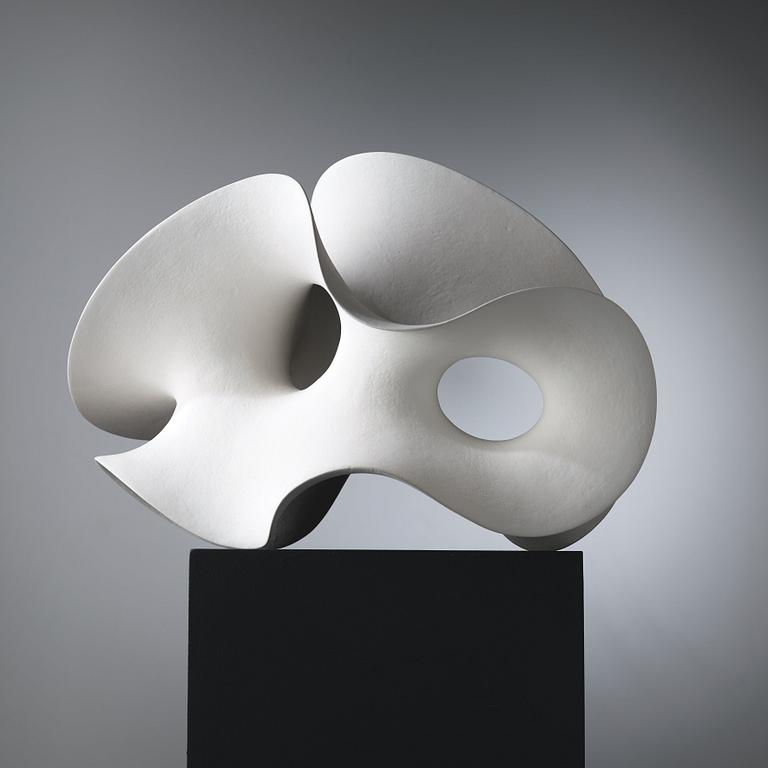 Eva Hild, an engobed stoneware sculpture "Loop 319", Sparsör Sweden 2005.