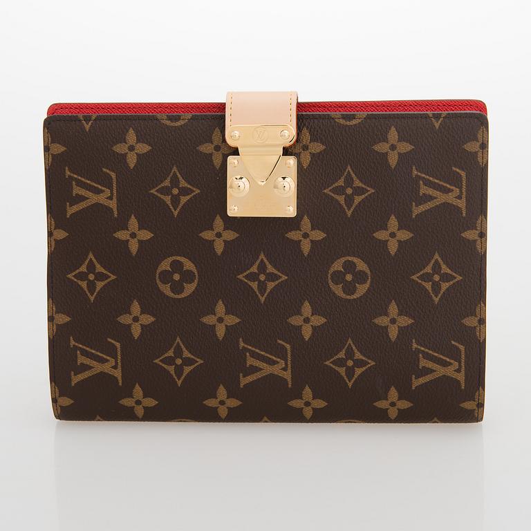 Louis Vuitton, A Monogram canvas Notebook cover 'Paul'.