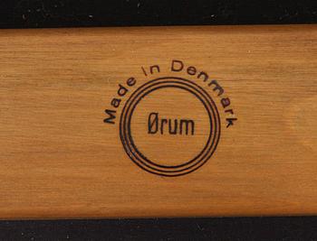 STOLAR, 4 st, teak, Ørum Møbelfabrik, Danmark, brännstmpl, 1950/1960-tal.