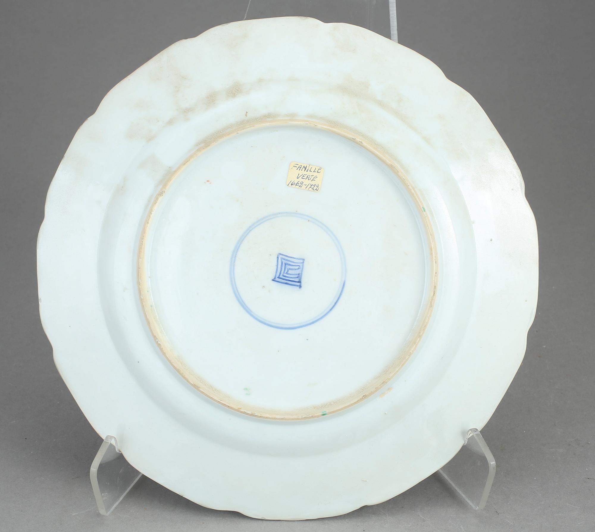 FAT, porslin, Kina, Kangxi (1662-1722).