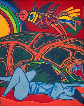 Beverloo Corneille, silkscreen in colours, 1995, signed XVI/XXV.