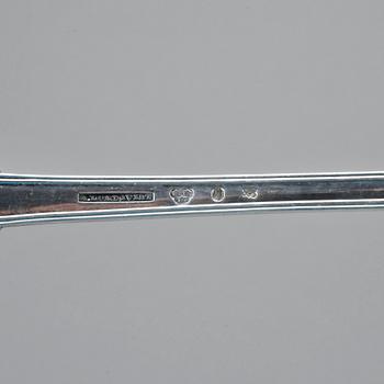 SOPPSLEV, silver, Anders Lundqvist, Stockholm, 1828. Vikt ca270g.