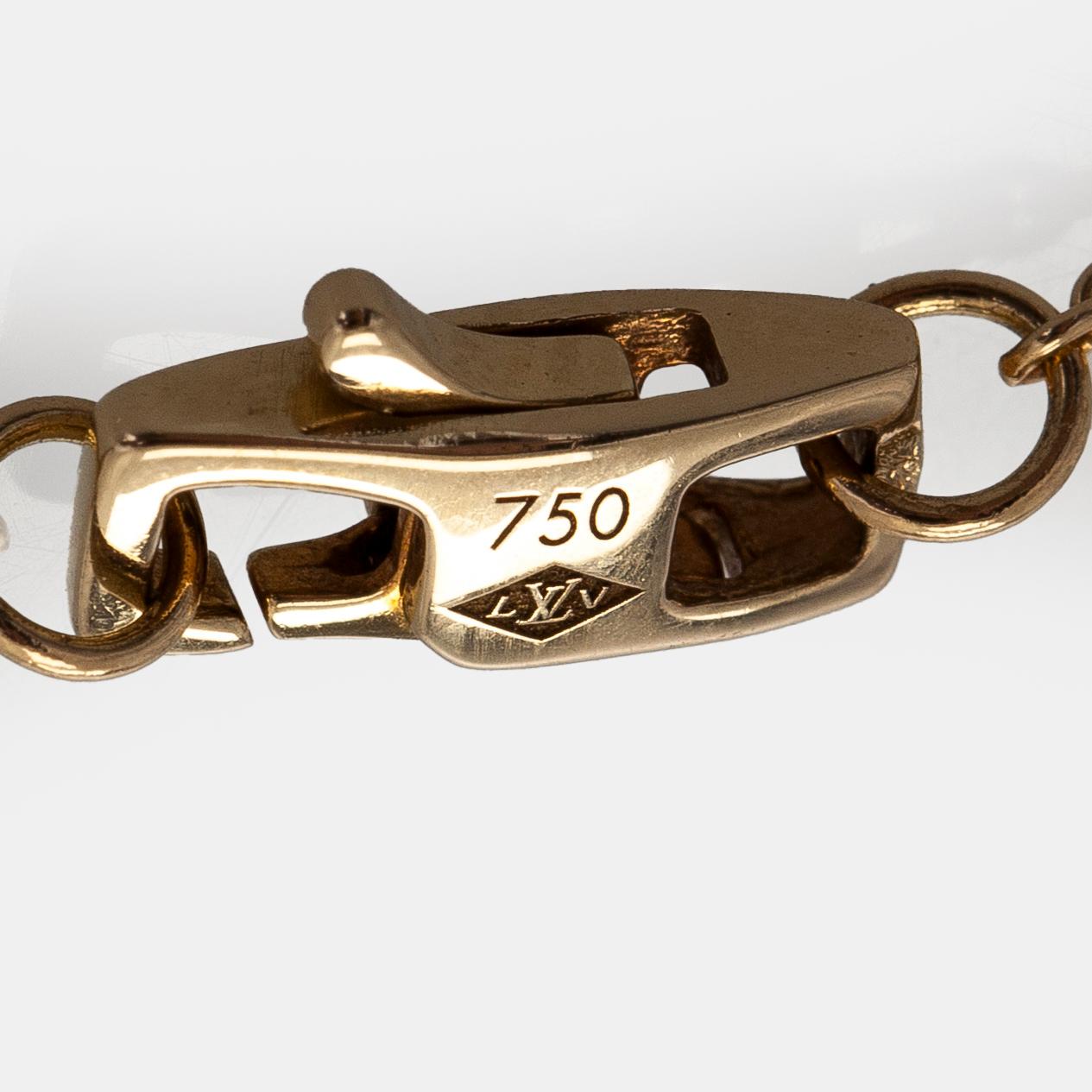 Louis Vuitton, an 18K gold 'Empreinte' necklace.