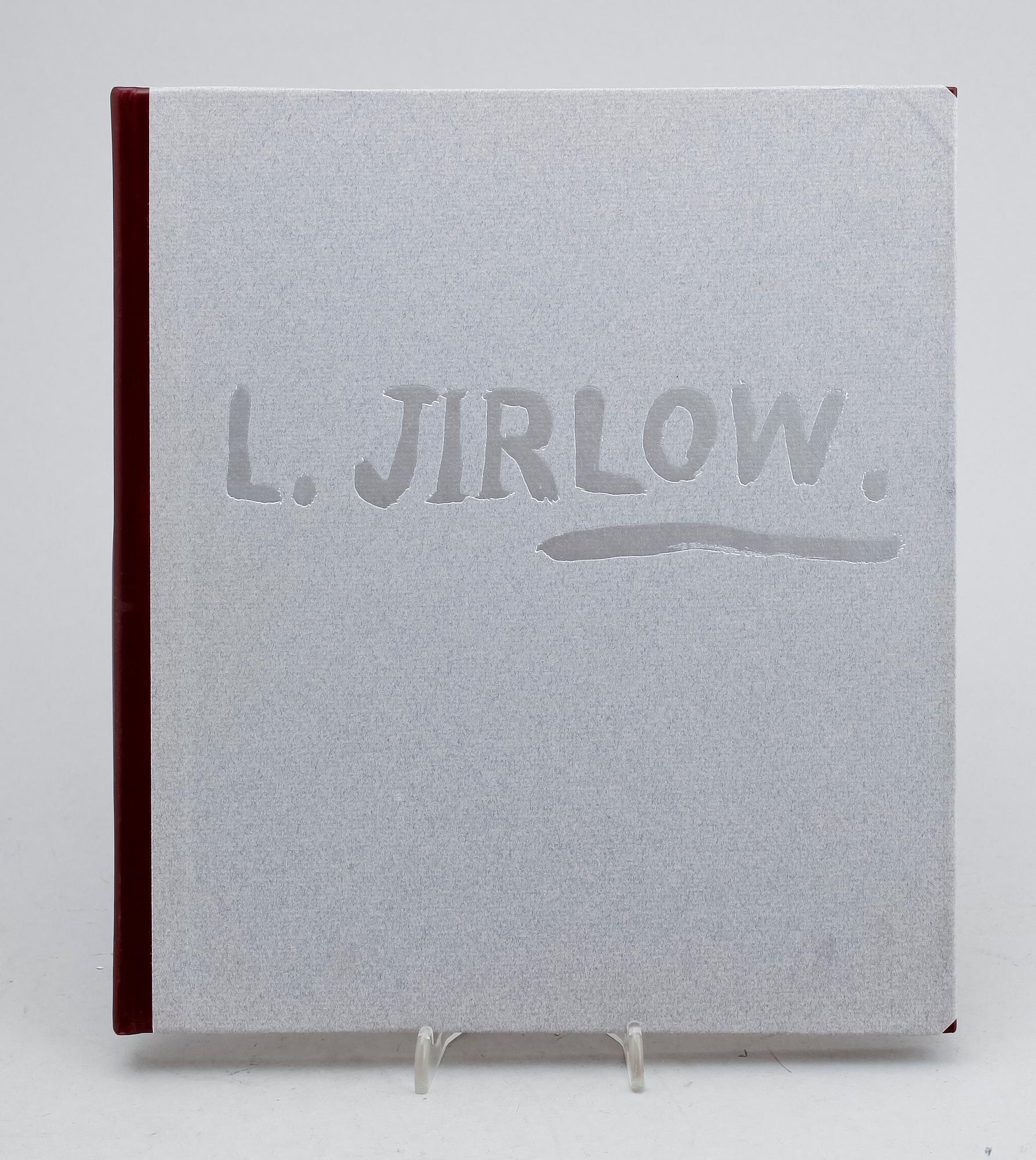 BOK: Lennart Jirlow, Tablåer ur ett målande liv av Göran Sellgren. Bonniers 1978. Med FÄRGLITOGRAFI.