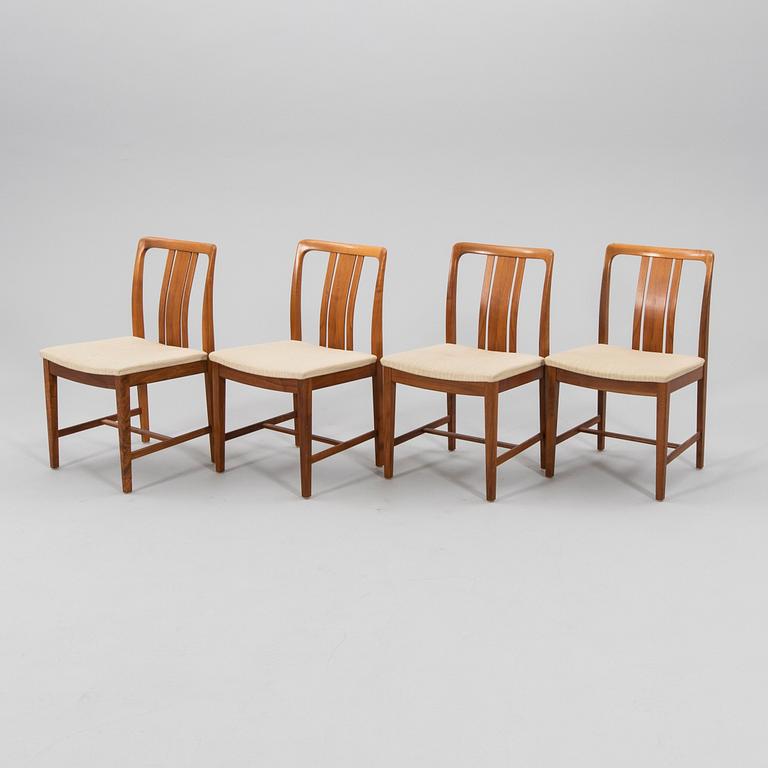 Chairs 4 pcs AB Linde Nilsson Lammhult 1960s.