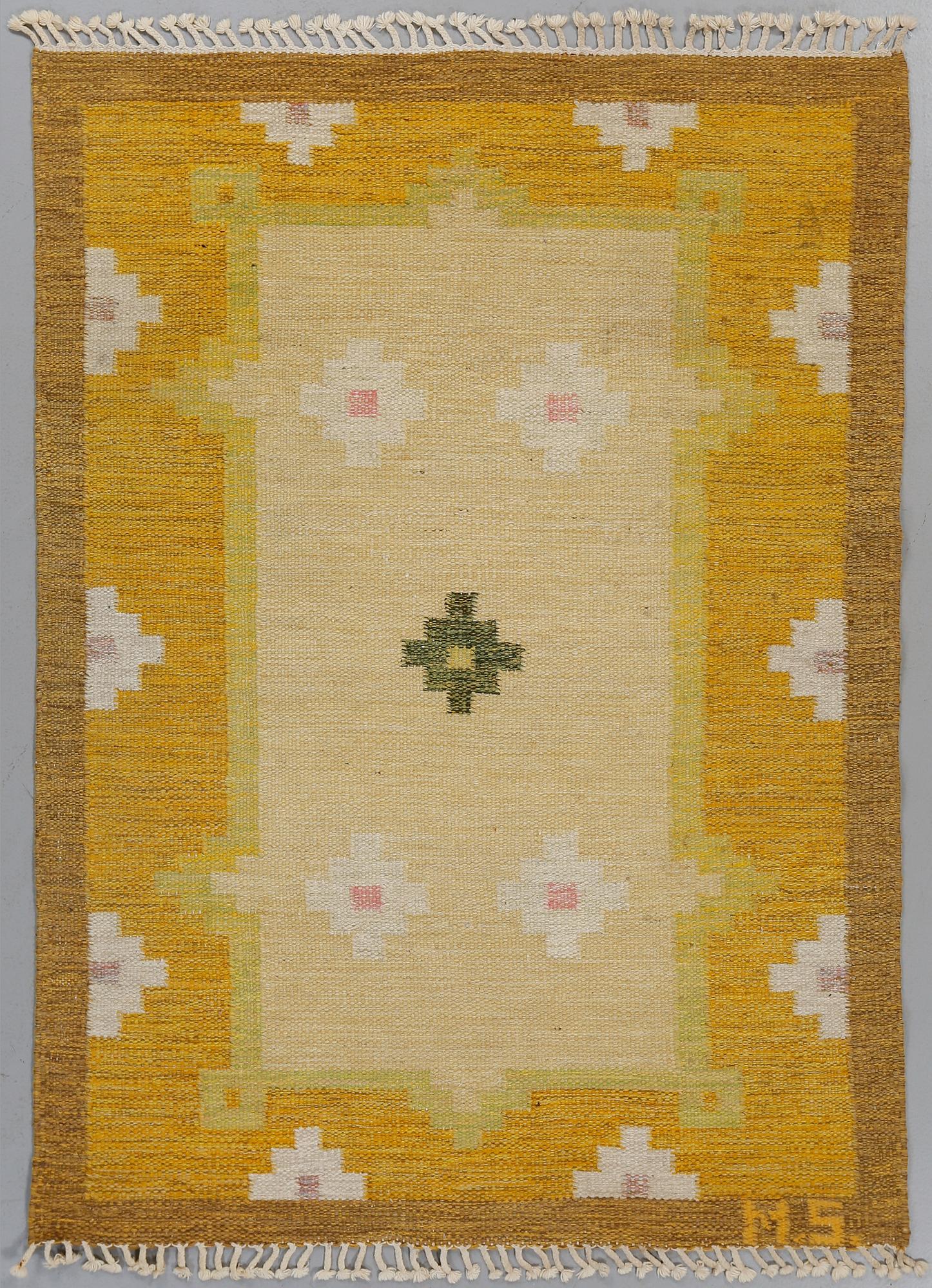 MATTA, rölakan, monogramsignerad MS, 1900-talets andra hälft, 195x135 cm.