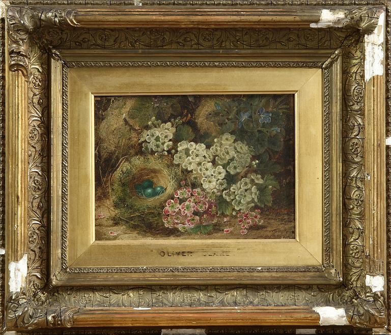 OLIVER CLARE, tillskriven, oljemålning på duk, sign.