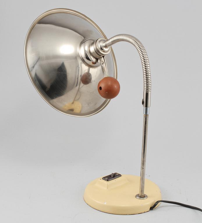 BORDSLAMPA, industrimodell, omkring 1900-talets mitt.