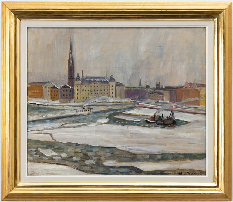 Gideon Börje, Vinter, Riddarholmen.