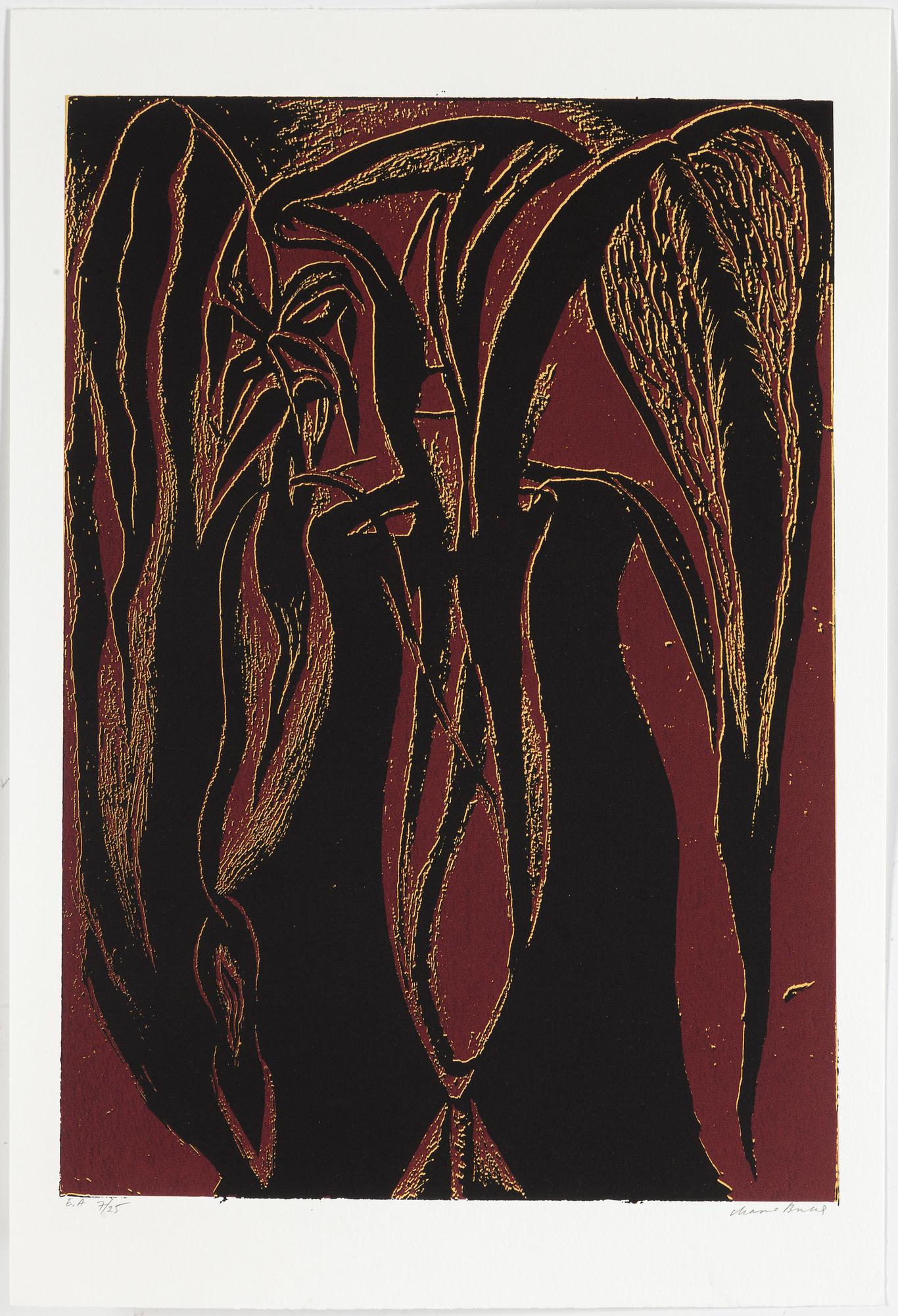 CHANNA BANKIER, mapp med 8 färgserigrafier, signerade och numrerade EA 7/25 .