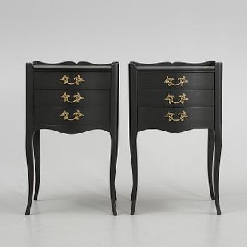 SÄNGBORD, rokokostil, 1900-tal.