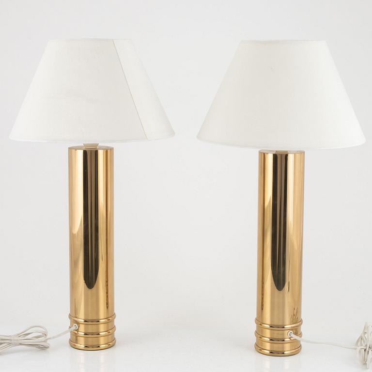 Table lamps, a pair, model B010, Bergboms.