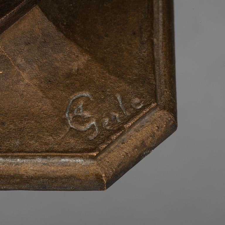 BORDSUPPSATS, Arthur Gerle, signerad.