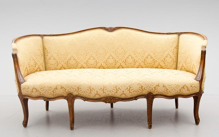 SOFFA, rokokostil, 1900-talets mitt.