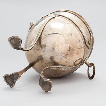 SAMPPANJAJÄÄHDYTIN, Prévoteau-Perrier, hopeoitua messinkiä, Jordan Sheffield Collection, 1900-luvun puoliväli.