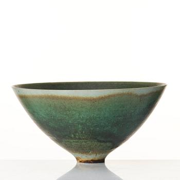Kyllikki Salmenhaara, a stoneware bowl, Arabia, Finland 1950's.