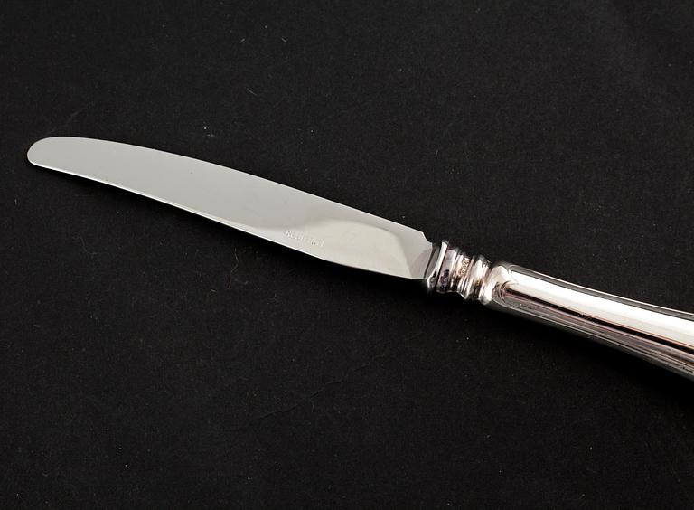 BESTICK, 36 delar, silver, "Gammal fransk", GAB, Eskilstuna, 1900-talets fjärde kvartal.